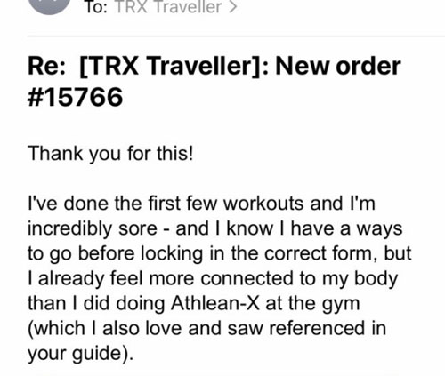 Review for Fitness Freedom Athletes with Adam TRX Traveller