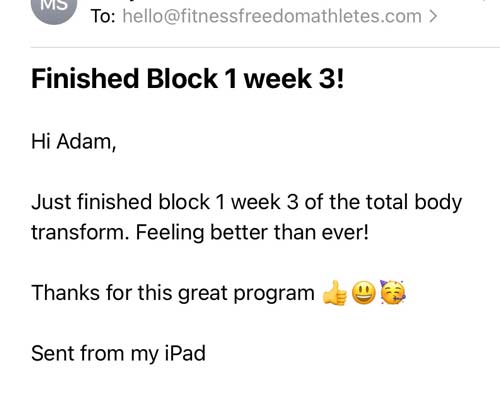 Fitness Freedom Athletes Review