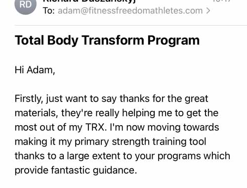 Fitness Freedom Athletes Review