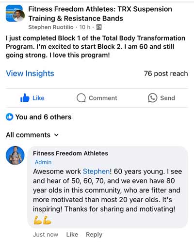 Fitness Freedom Athletes Review