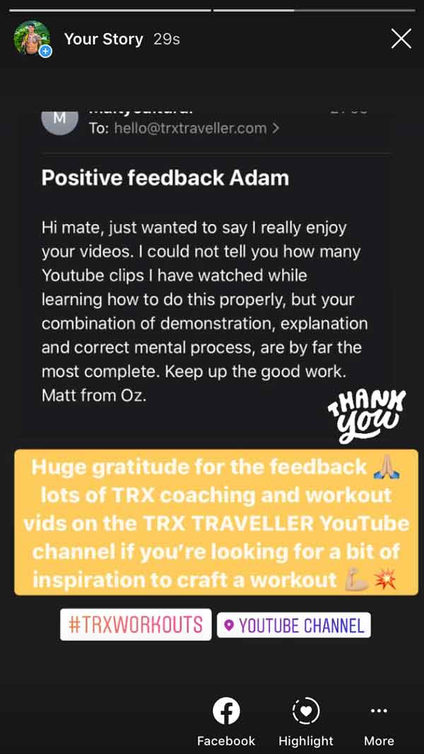 Review for Fitness Freedom Athletes with Coach Adam (aka TRX Traveller)