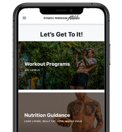 Fitness Freedom Athletes TRX suspension trainer body transformation programs App