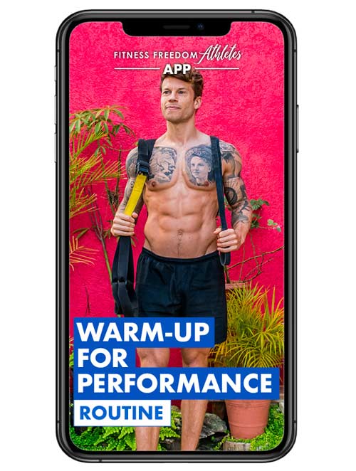 Warm-up for performance routine