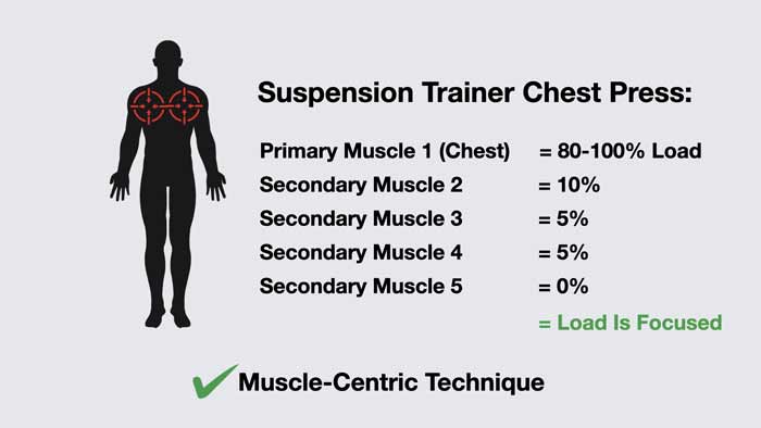 muscle centric suspension training technique to build muscle