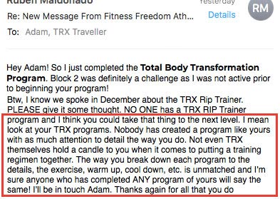 Fitness Freedom Athletes review