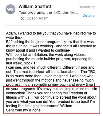 Will review fitness freedom athletes