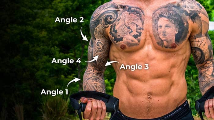 Using TRX exercises and angles to build arms FAST