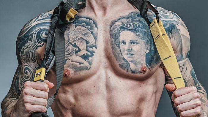 Lower chest muscle