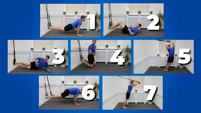 seven TRX Core Exercises to target every layer of your core