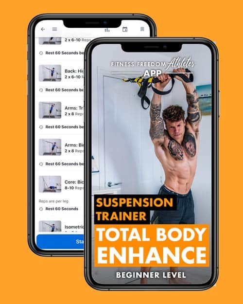 Suspension training total body enhance program beginner level