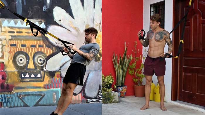 TRX traveller suspension training all over the world