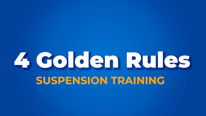 4 golden rules to build muscle with a trx