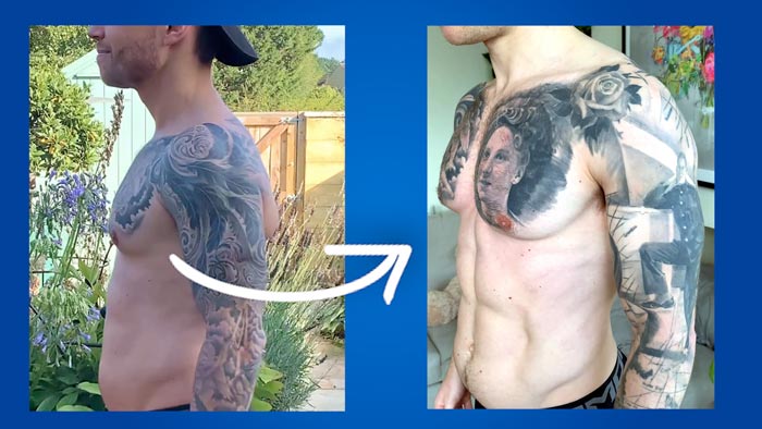 TRX Chest Press muscle development when done right