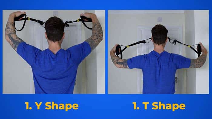 TRX shoulder exercises