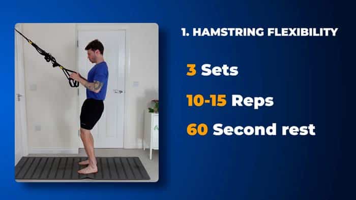 TRX hamstring hip thrusts