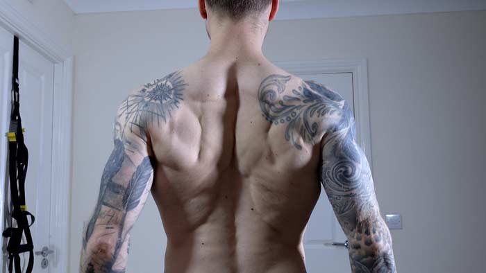 Pull shoulder blades back