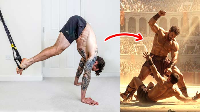 The Single TRX Exercise Built Greek Warriors (Pankration Combat)