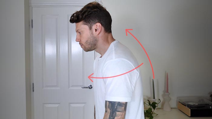Bad posture and rounded shoulders